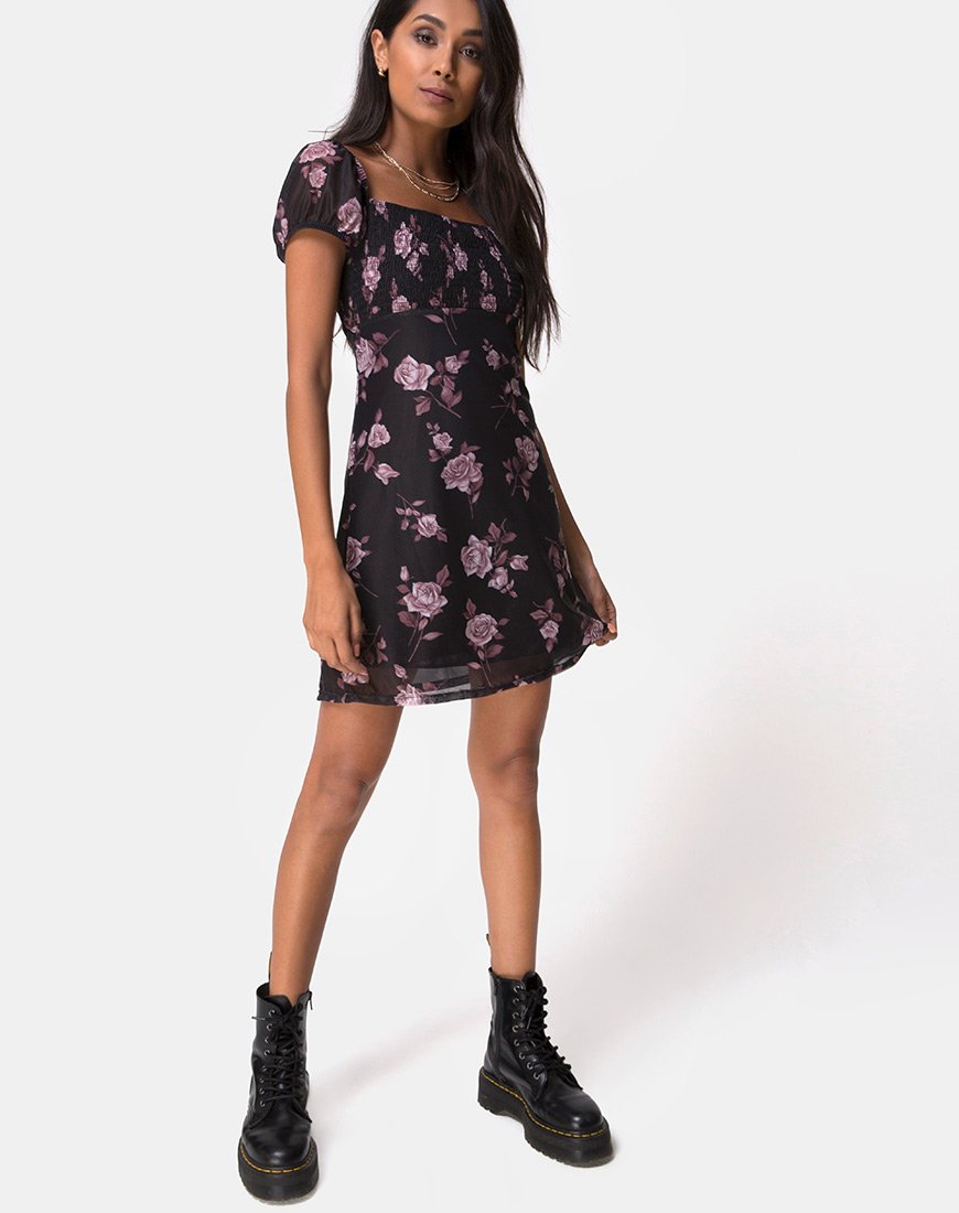 Afbeelding van Ruchine Theejurk in Dusky Rose