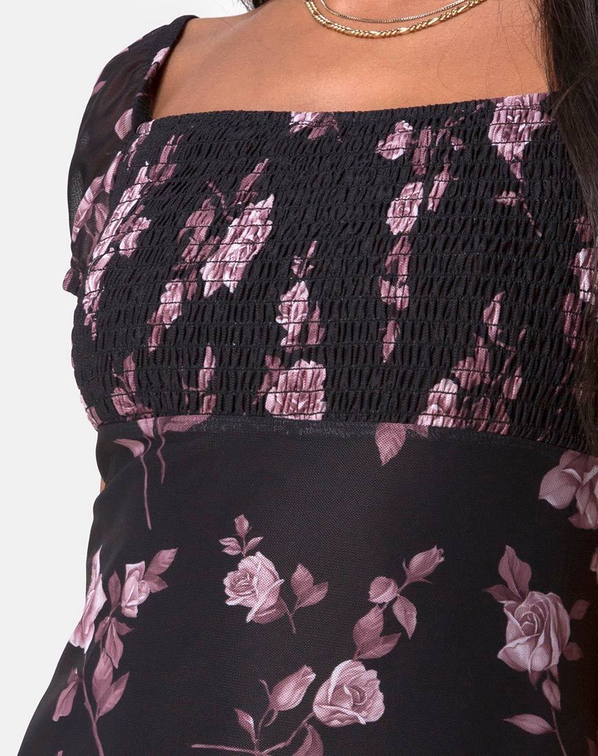 Afbeelding van Ruchine Theejurk in Dusky Rose