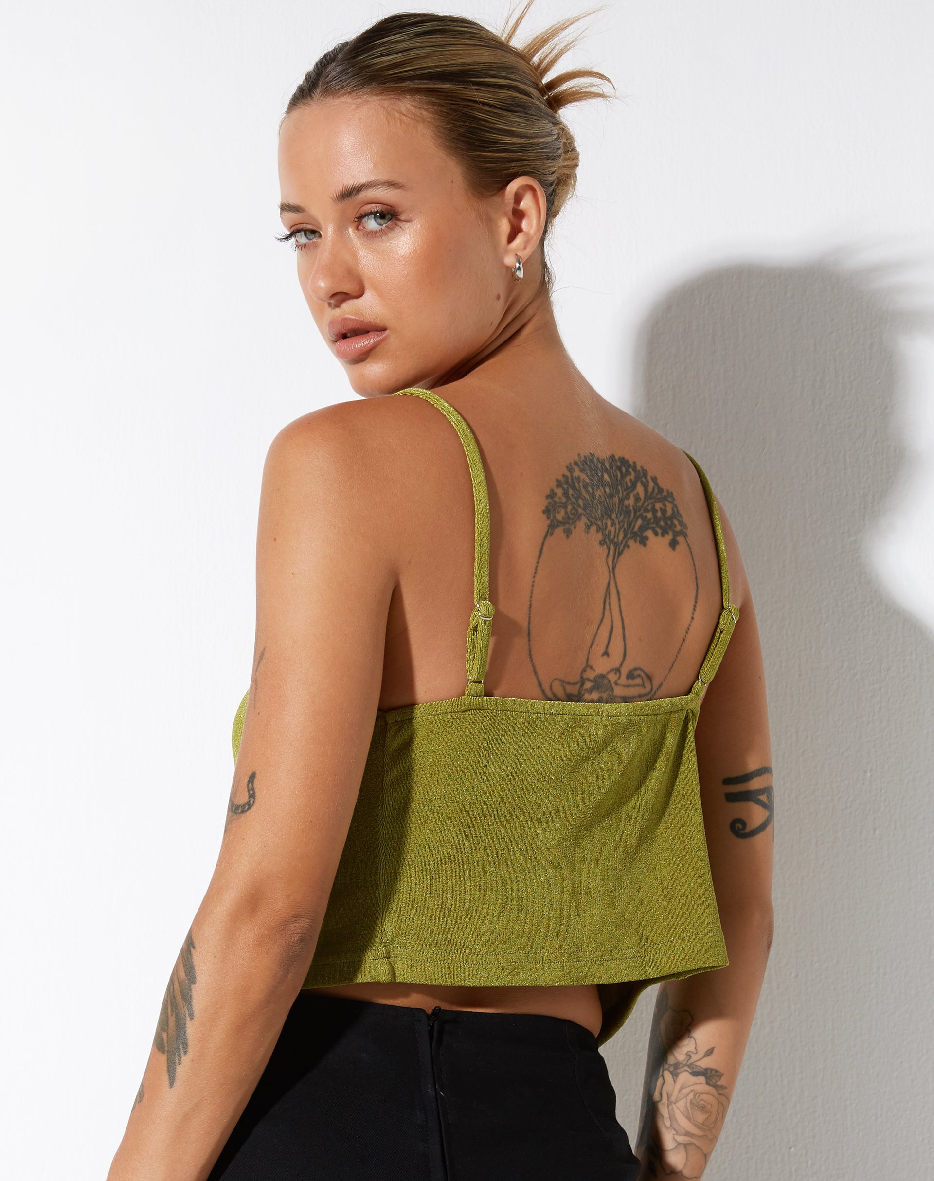 Afbeelding van Rumak Top in Crepe Lime