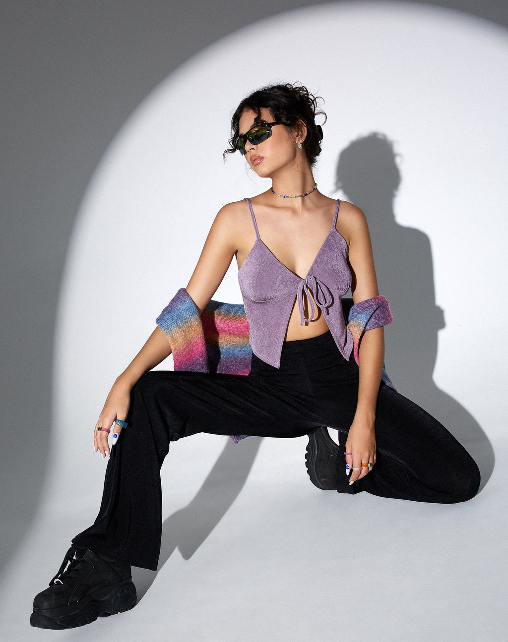 Rumak Cami Top in Crepe Lavendel