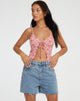 Afbeelding van Rumak Top in Love Bloom Pink Flock