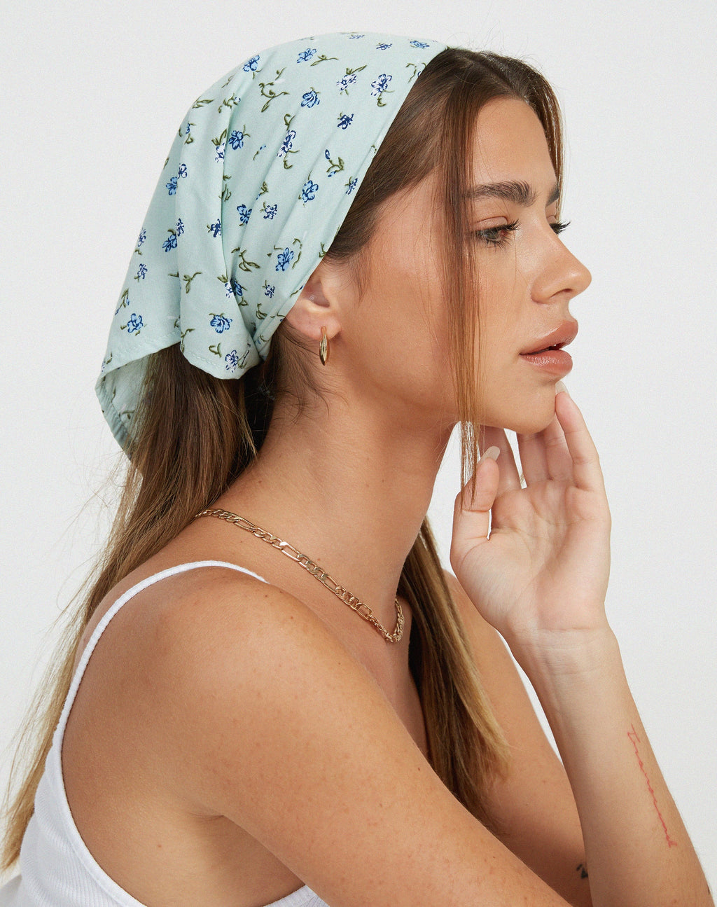 Bandana Pretty Petal Groen