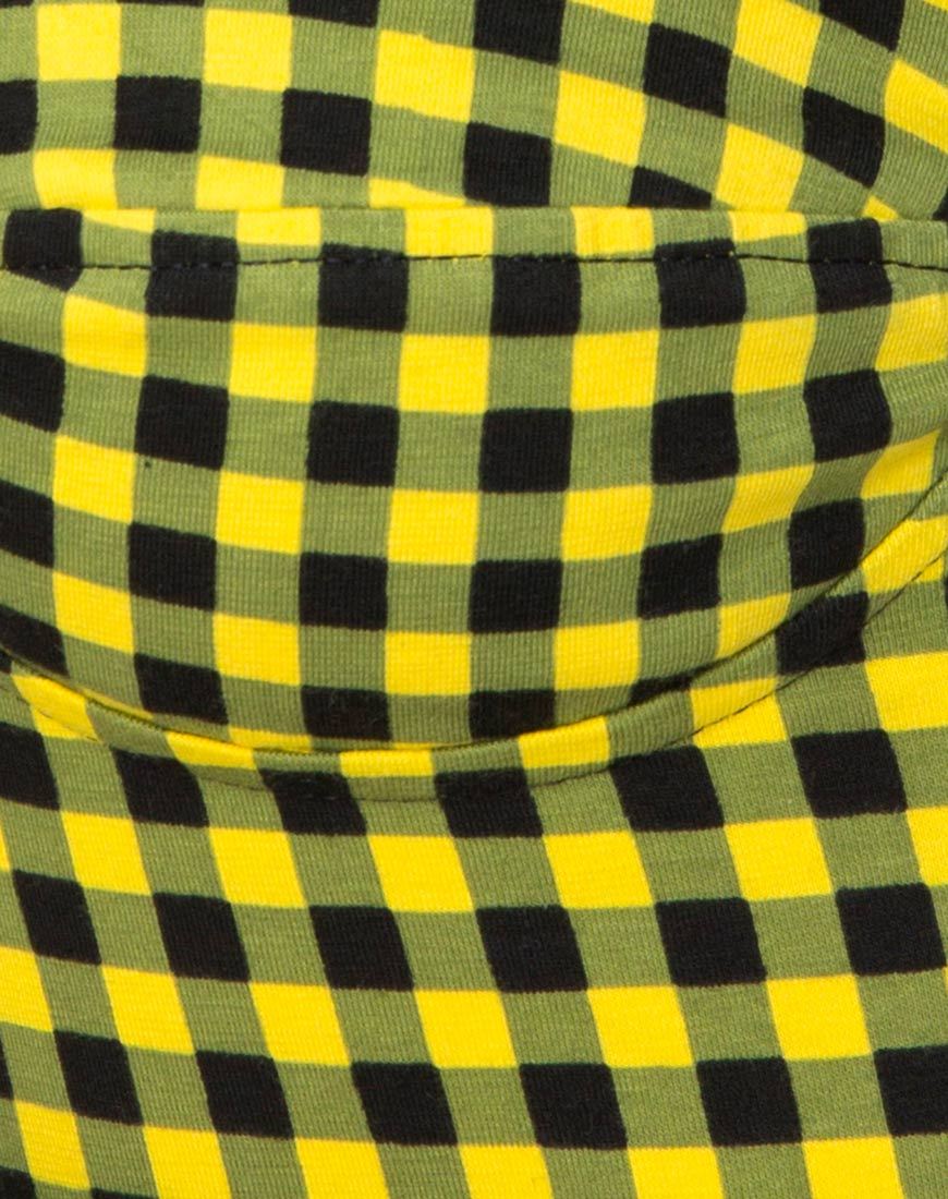 Afbeelding van Ryon Bodice in Medium Gingham Geel