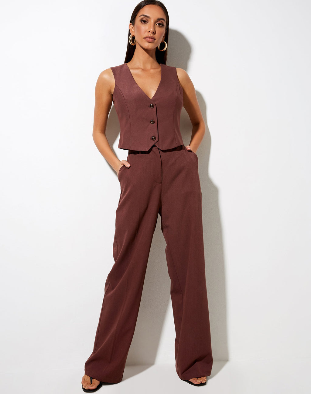 Safar Vest in Cacao
