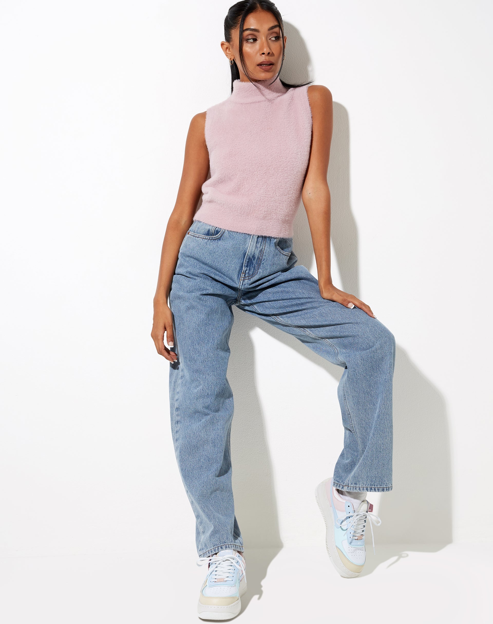 Afbeelding van Sai tanktop in gebreid lila