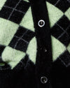 Diamant zwart en groen