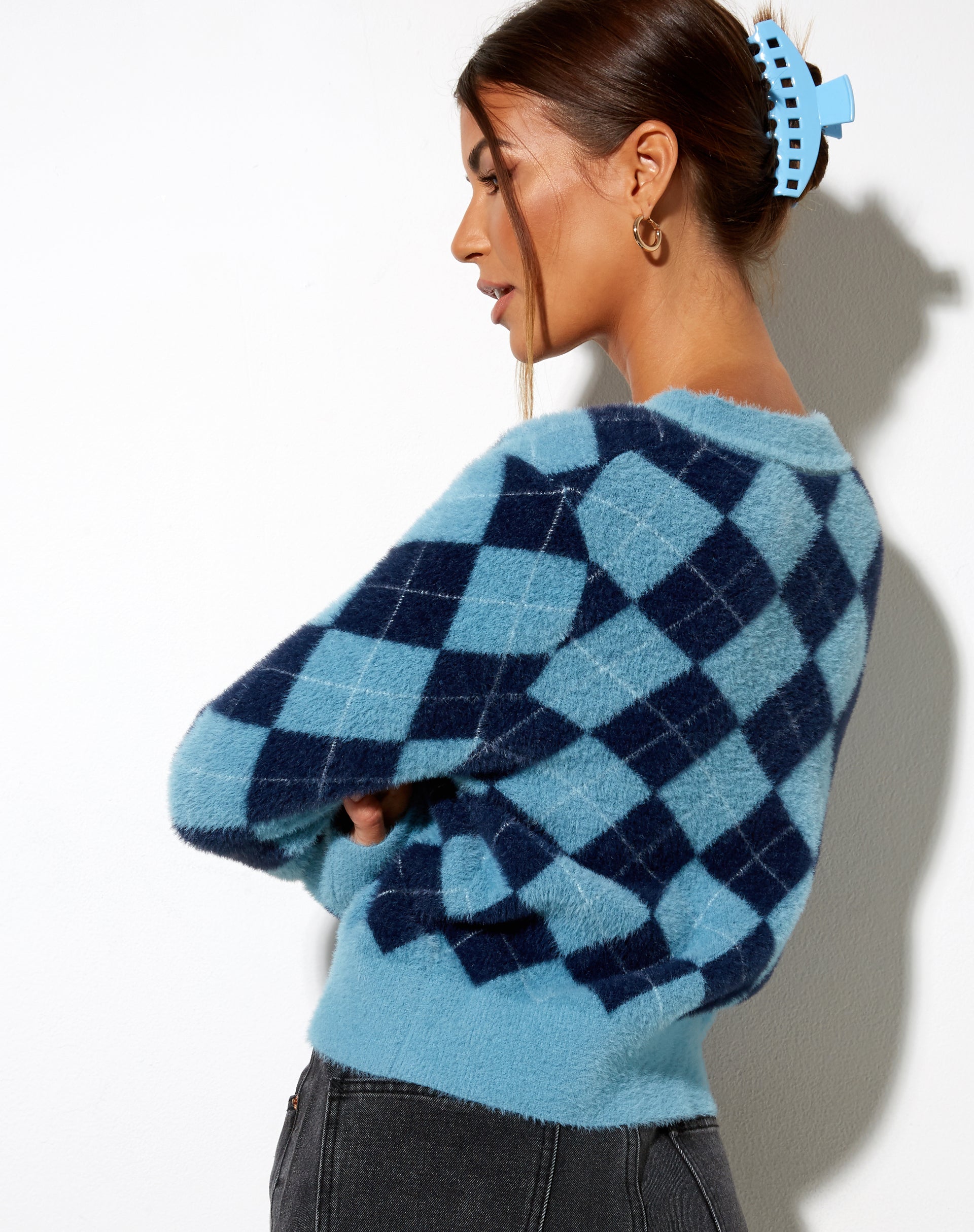Afbeelding van Saidi Cardi in Diamantblauw en Navy