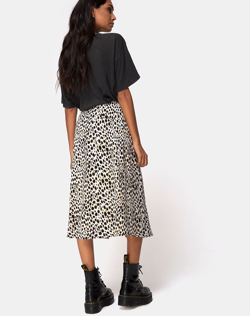 Afbeelding van Saika Midi rok in Cheetah