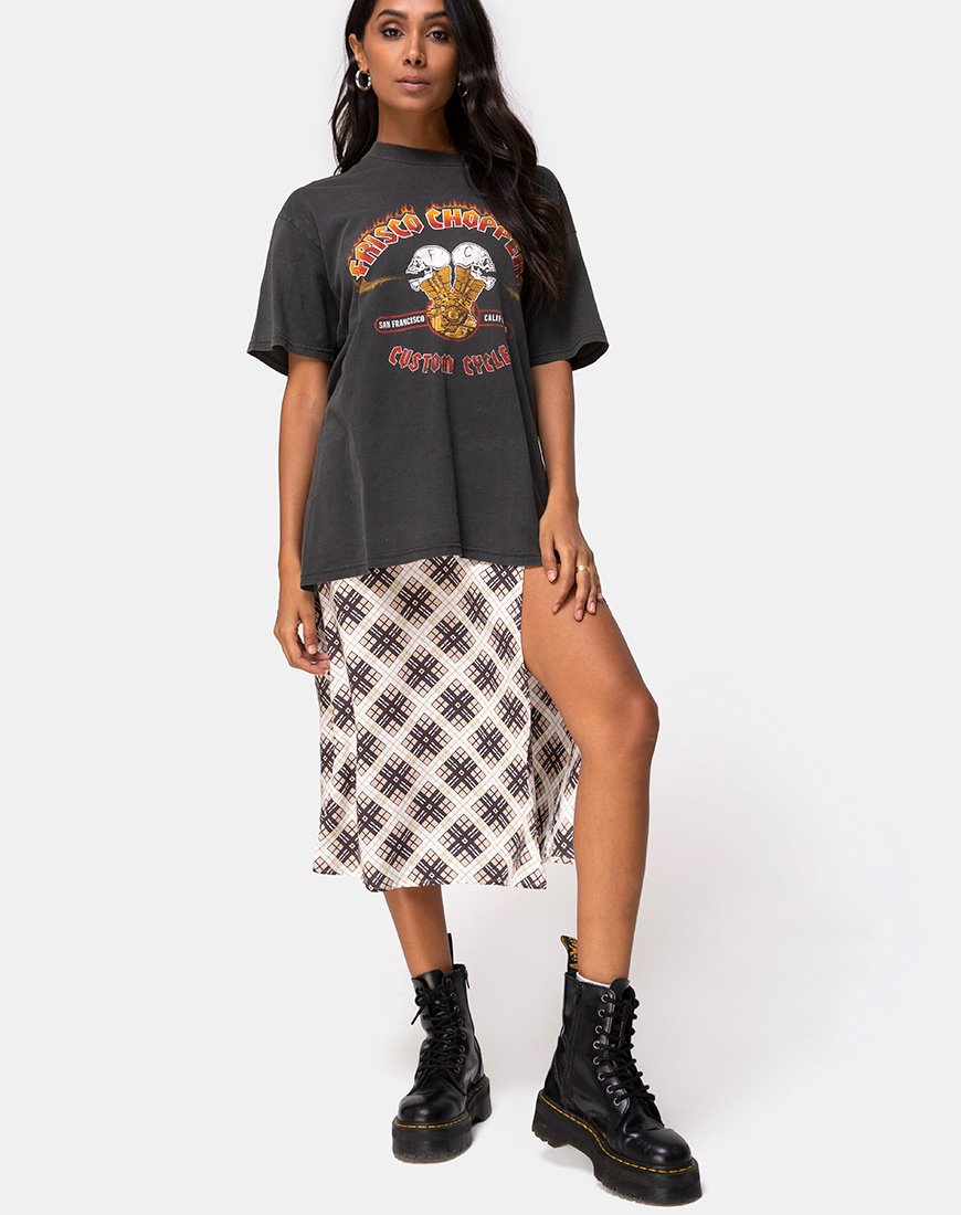 Saika Midi rok in Kate Check