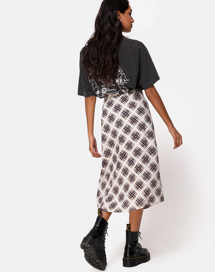 Saika Midi rok in Kate Check