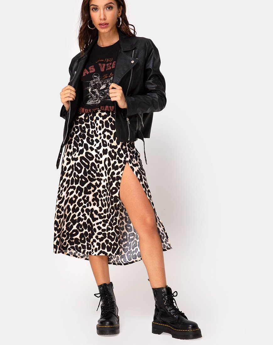 Afbeelding van Saika rok in oversized Jaguar Ori
