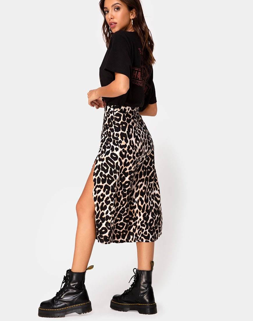 Afbeelding van Saika rok in oversized Jaguar Ori