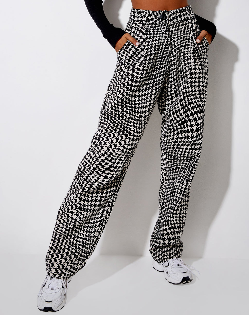Sakila broek in Wavey Dogtooth