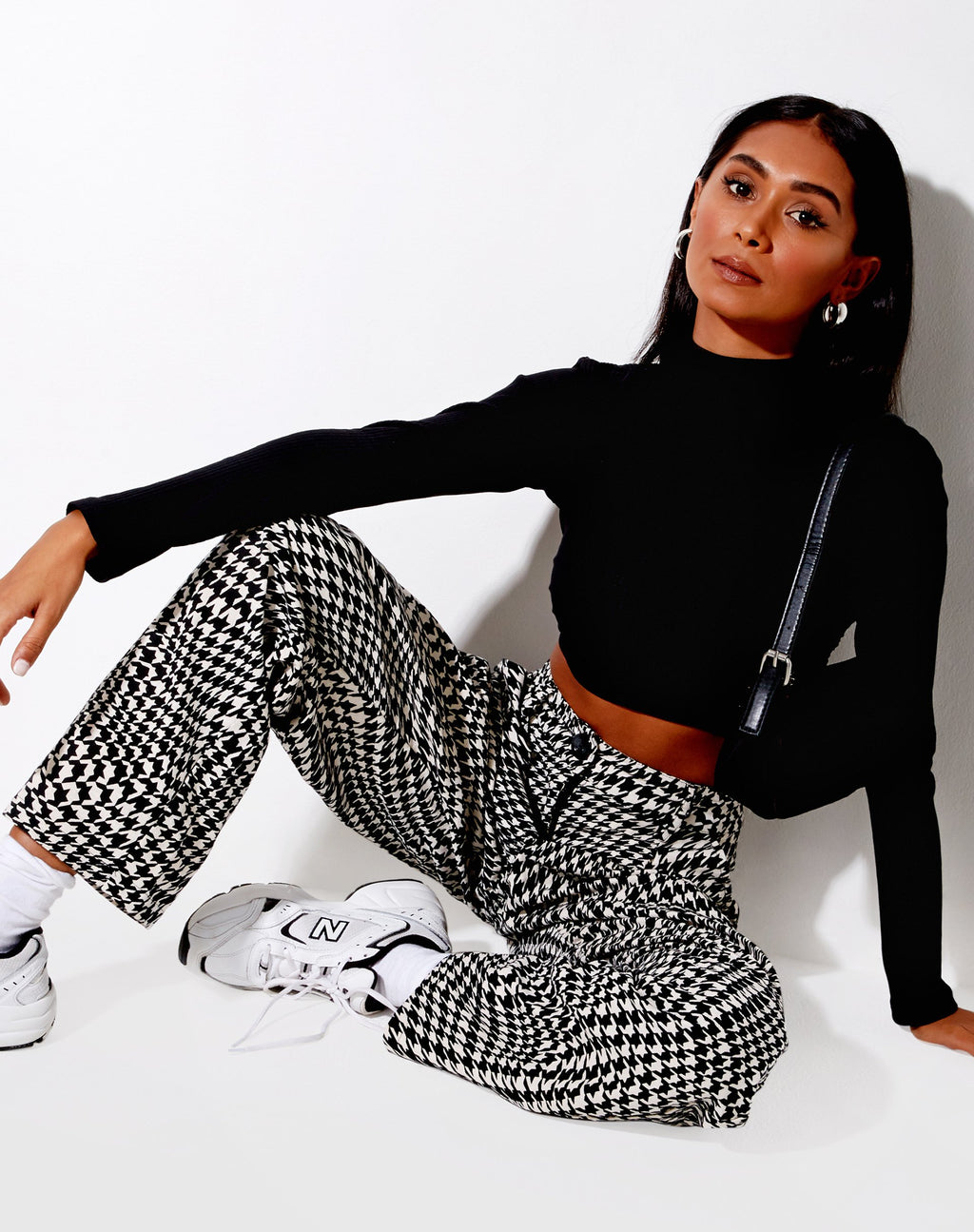 Sakila broek in Wavey Dogtooth