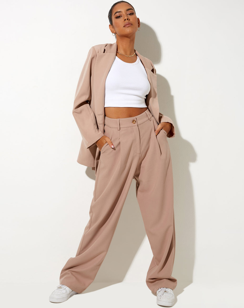 Sakila broek in kleermakerszit Dusty Lilac