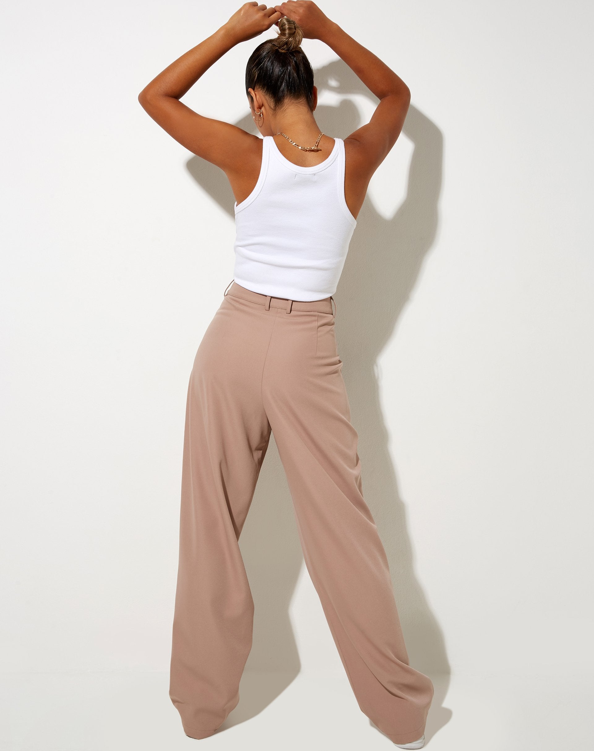 Afbeelding van Sakila broek in kleermakerszit Dusty Lilac