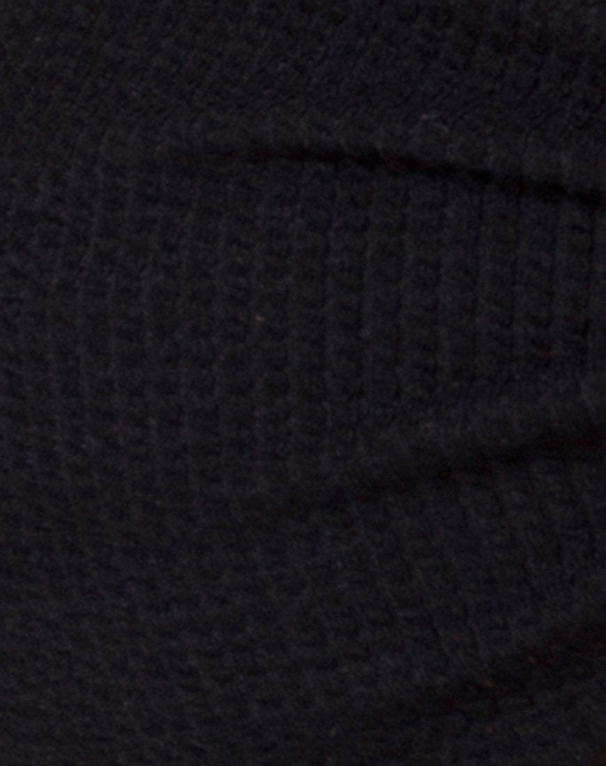 Afbeelding van Samara Bikinitop in Crinkle Rib Zwart