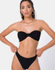 Afbeelding van Samara Bikinitop in Crinkle Rib Zwart