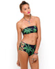 Afbeelding van Sandrift Strapless Bikinibroekje in Palm Leaf Green