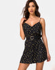 Afbeelding van Sanna Slip Dress in Pretty Petal Zwart
