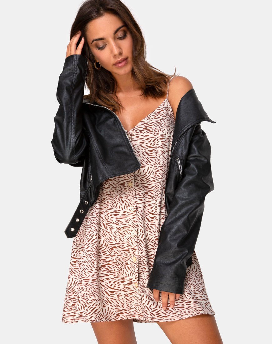 Afbeelding van Sanna Slip Dress in Safari Taupe