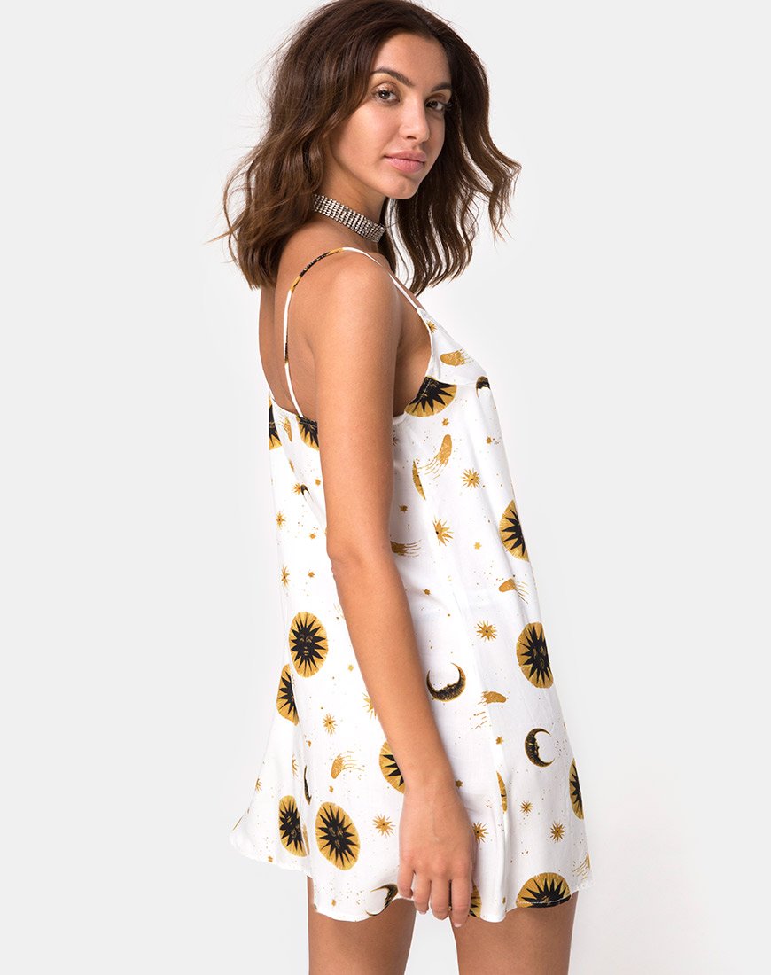 Afbeelding van Sanna Slip Dress in Celestial Cream