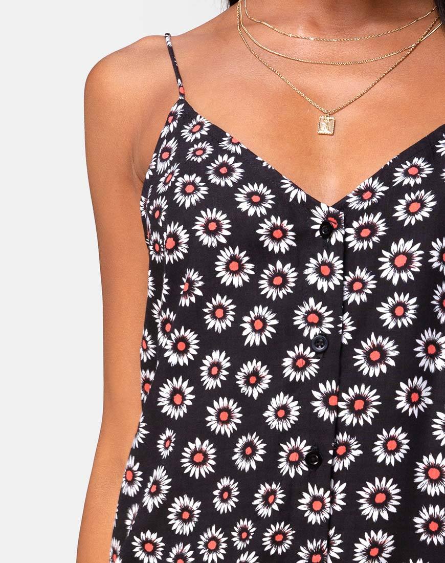 Afbeelding van Sanna Slip Dress in Dancing Daisy