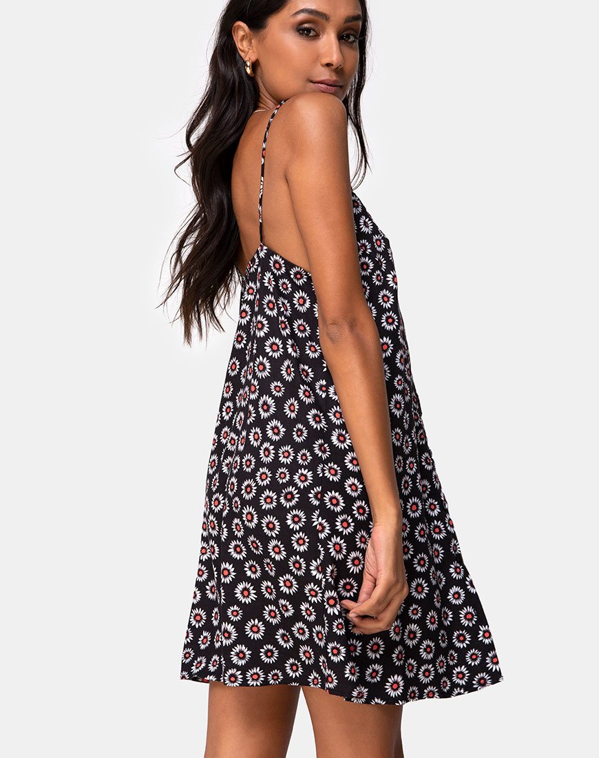 Afbeelding van Sanna Slip Dress in Dancing Daisy