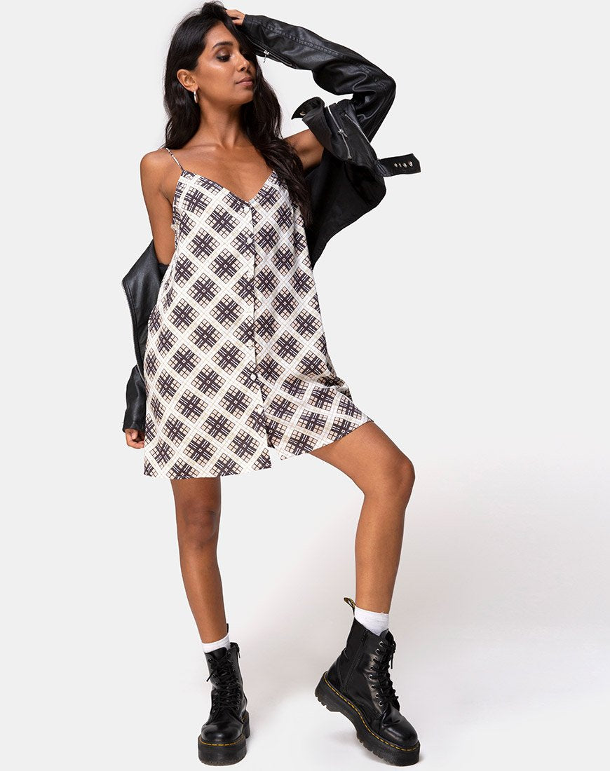 Afbeelding van Sanna Slip Dress in Kate Check