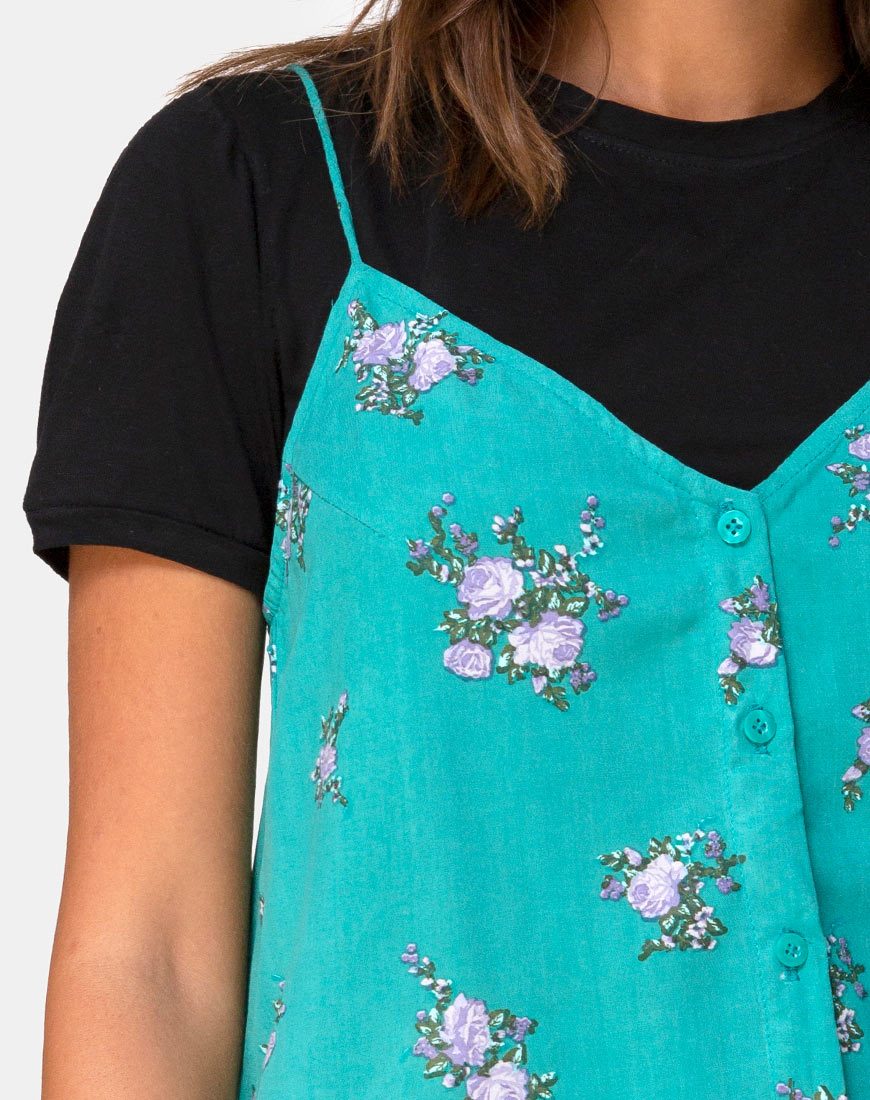 Afbeelding van Sanna Slip Dress in Soi Rose Green