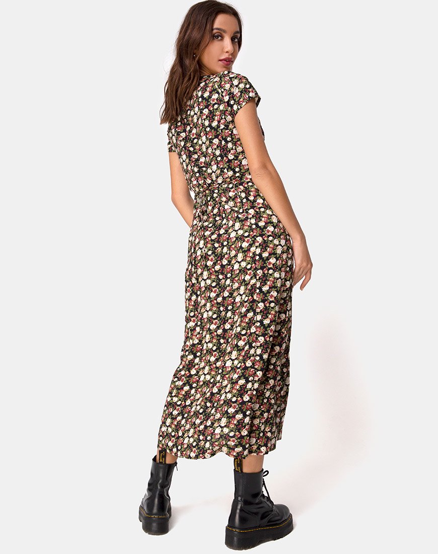 Afbeelding van Sanrin Midi Dress in Courtney Floral