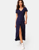 Afbeelding van Sanrin Midi Dress in Starstruck Navy
