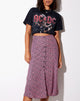 Afbeelding van Sanya Midi rok in Floral Fun Pink