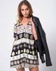 Afbeelding van Sasena Swing Dress in Eclipse Repeat