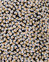 Lente Fling Bloemen Zwart