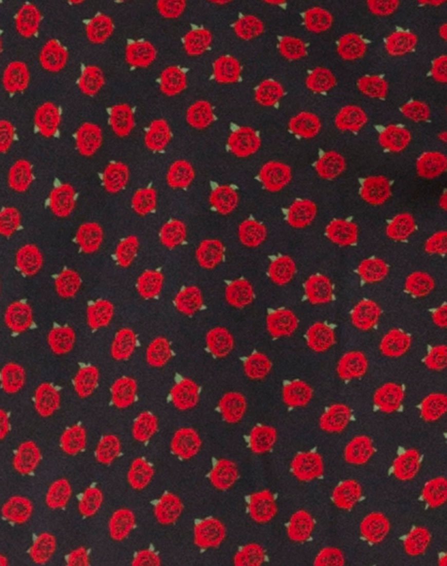 Afbeelding van Satha rok in Dotty Rose Zwart