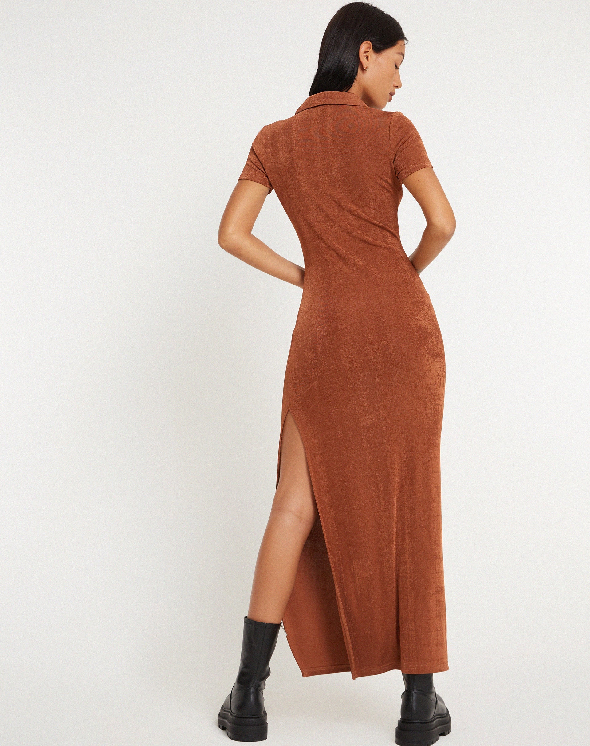 Afbeelding van Savita Maxi Dress in Bronze