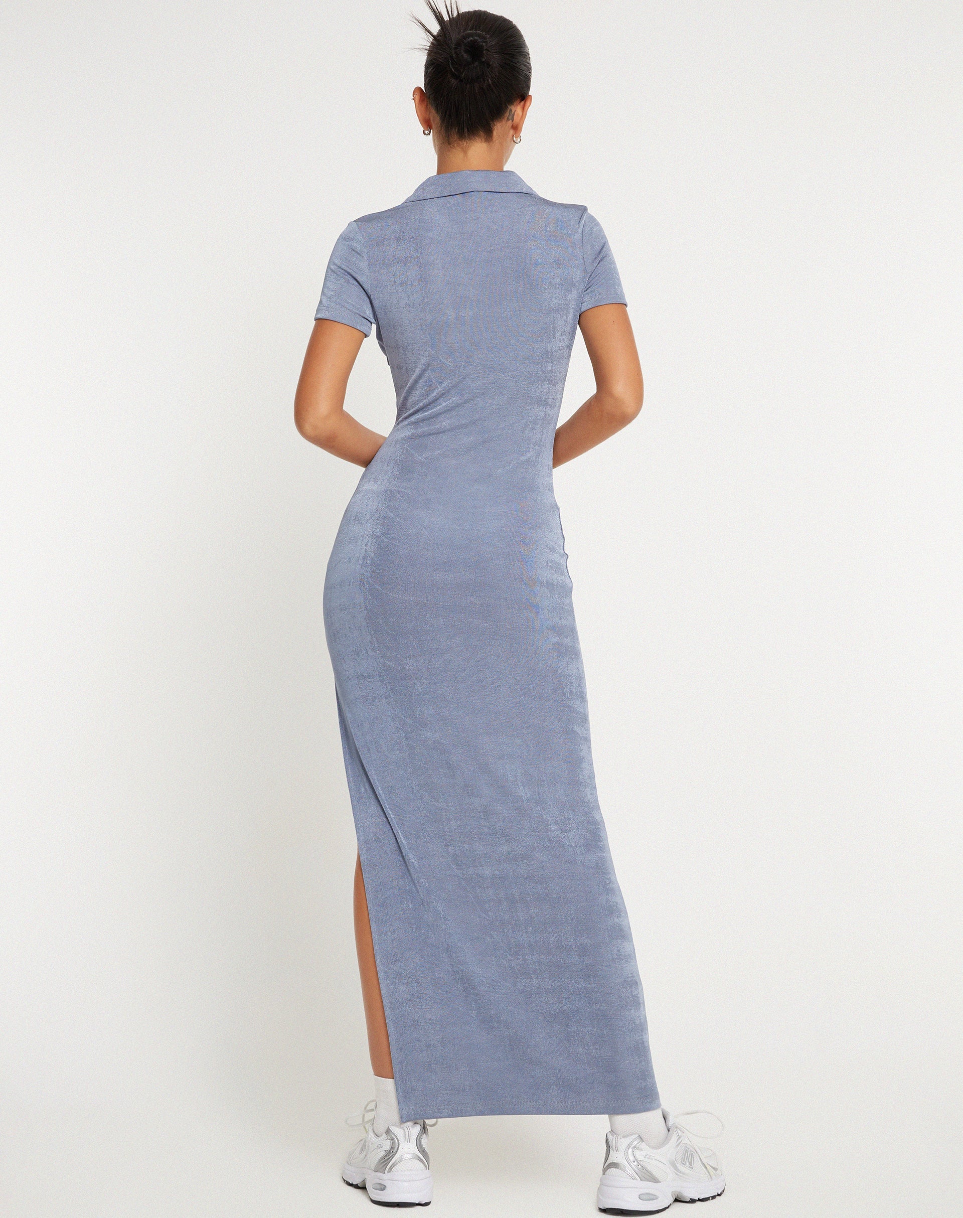 Afbeelding van Savita Maxi Dress in Leisteen