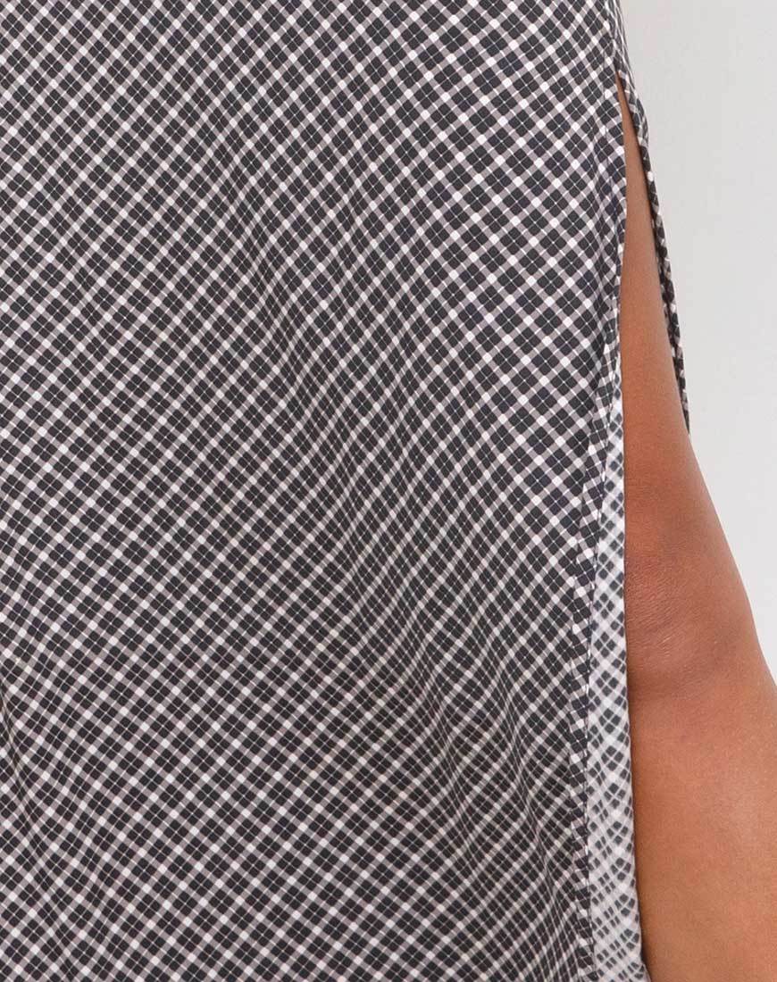 Afbeelding van Sayan Rok in Check It Out Zwart