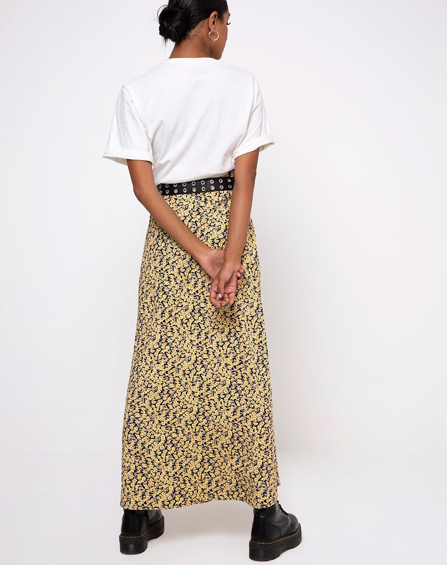 Afbeelding van Sayan Rok in Mini Bloom Geel