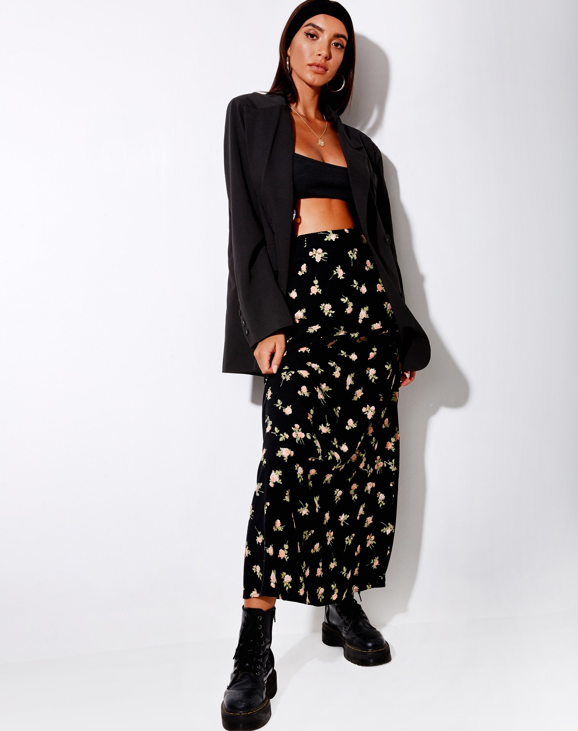 Afbeelding van Sayan Maxi rok in Rose Garden Zwart