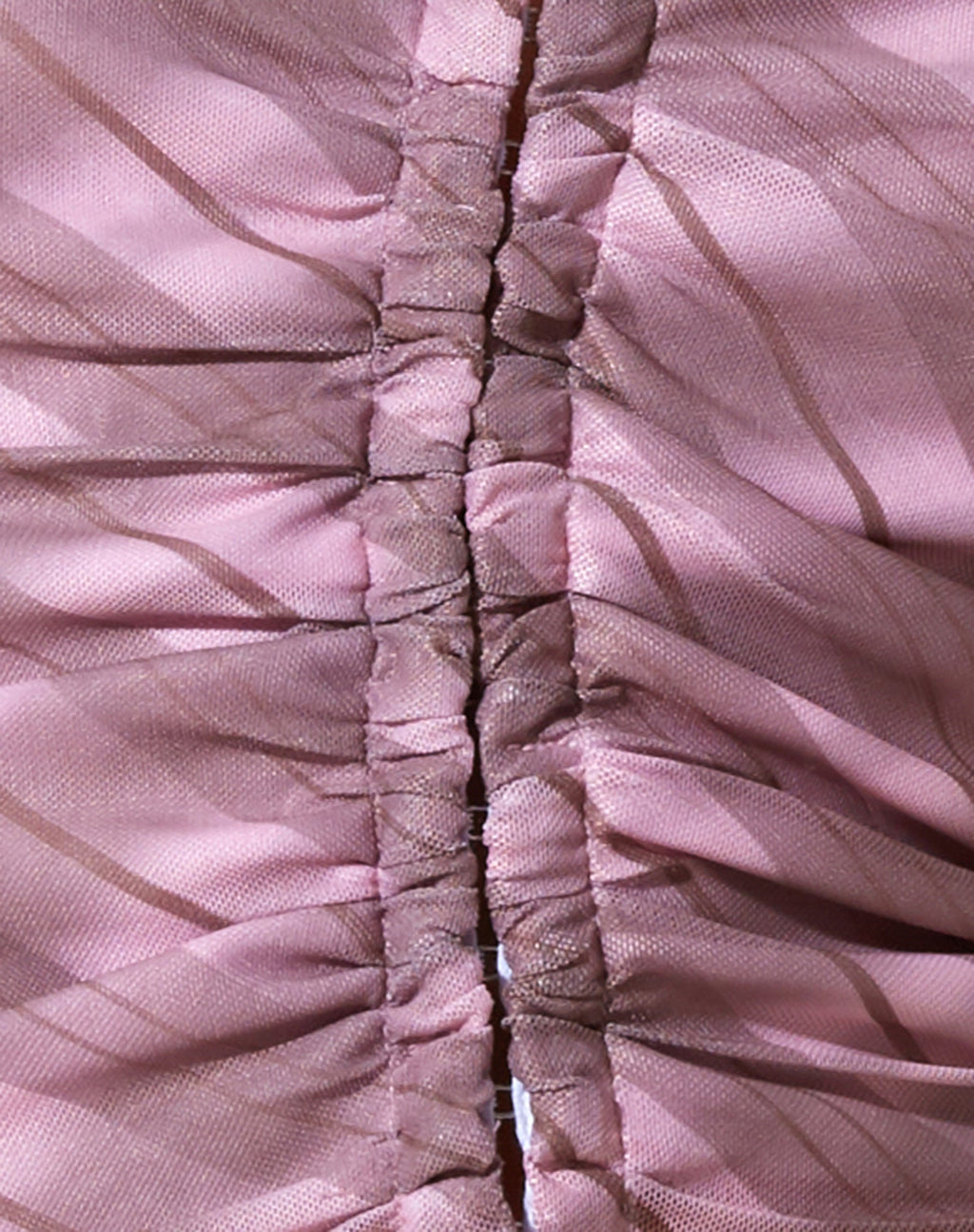 Wesley Crop Top in Roze Wazig Ruitje