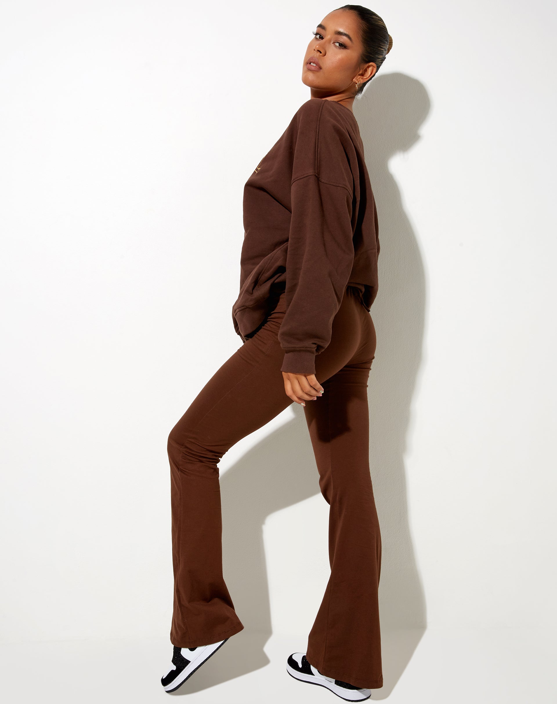Afbeelding van Sekar Flare Broek in Cacao
