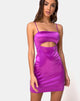 Afbeelding van Sekka Jurk in Satijn Violet