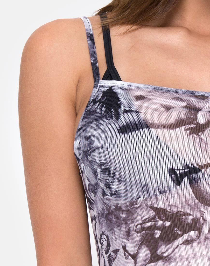 Afbeelding van Saleh Bodycon Jurk in Kersenmaas
