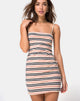 Afbeelding van Selah Bodycon Jurk in Klassieke Streep Horizontaal