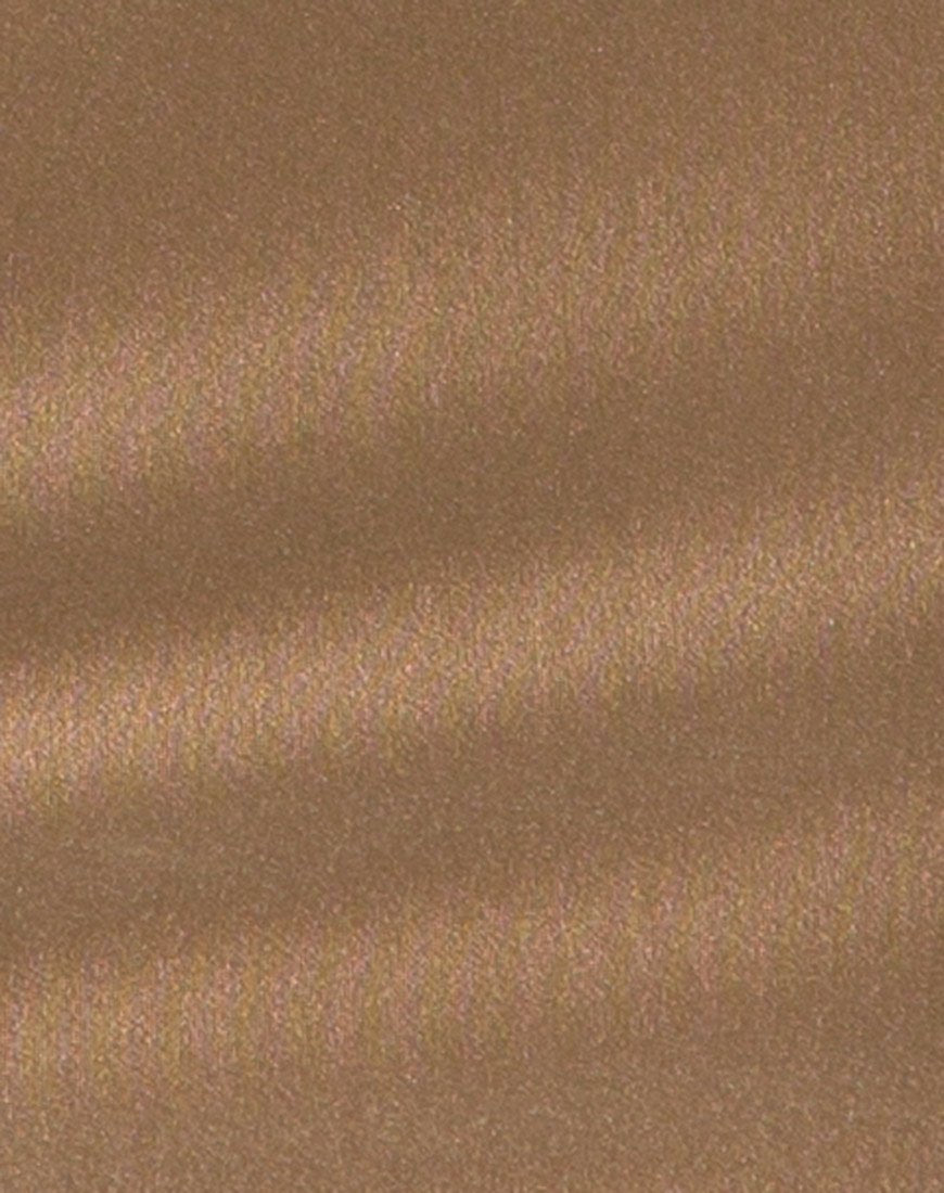 Afbeelding van Selah Bodycon Jurk in Nylon Goud