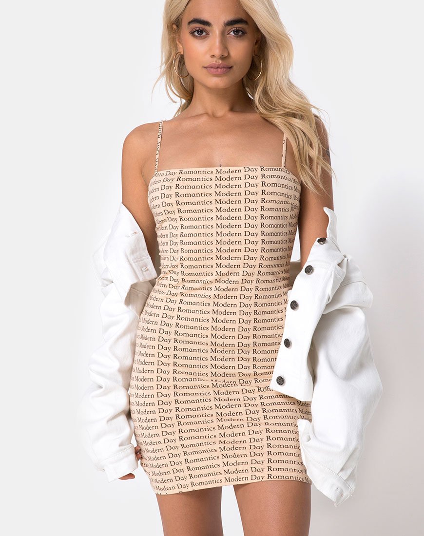 Selah Bodycon Jurk in Modern Day Romantics