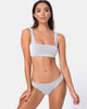 Afbeelding van Shani Bikinitop in Crinkle Rib Wit