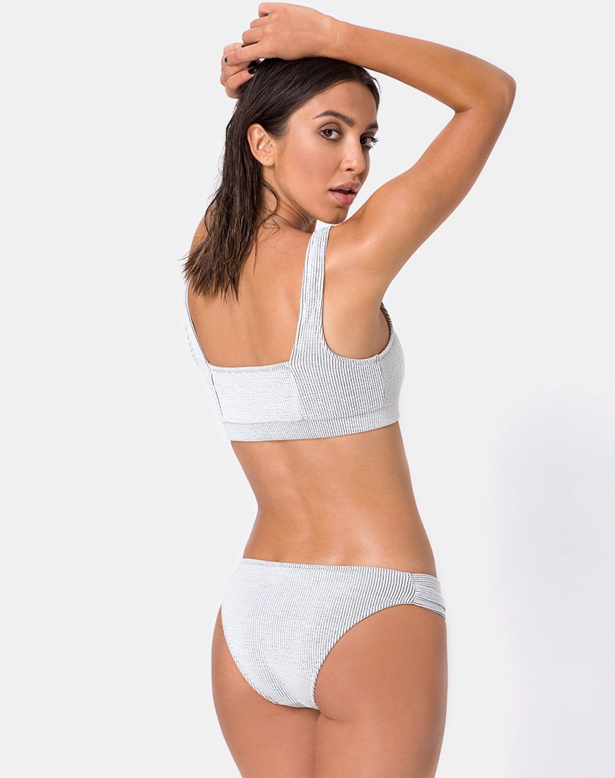 Afbeelding van Shani Bikinibroekje in Crinkle Rib Wit